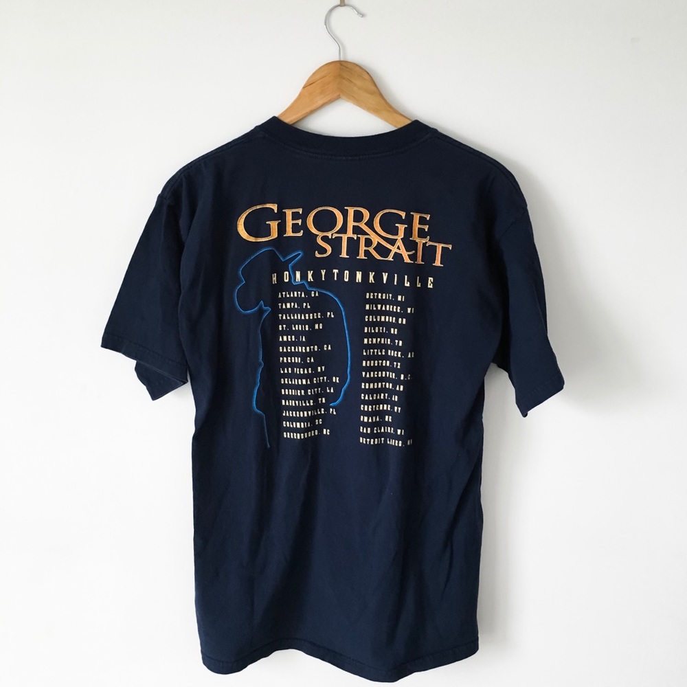 Vintage Official George Strait 2003 Tour T-Shirt - Picture 6 of 6